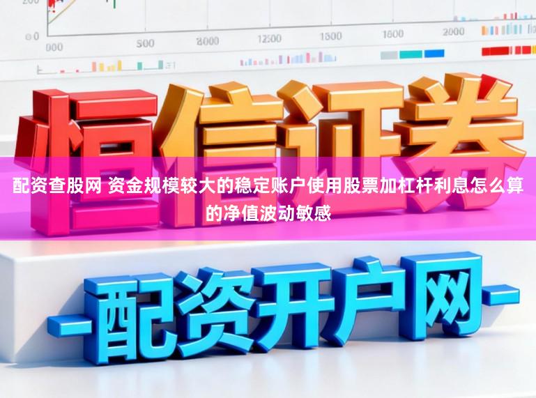 配资查股网 资金规模较大的稳定账户使用股票加杠杆利息怎么算的净值波动敏感