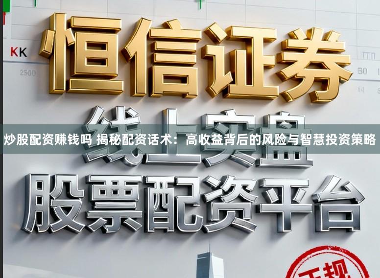 炒股配资赚钱吗 揭秘配资话术：高收益背后的风险与智慧投资策略